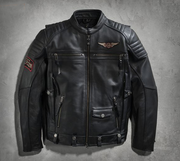 harley davidson leather biker jacket
