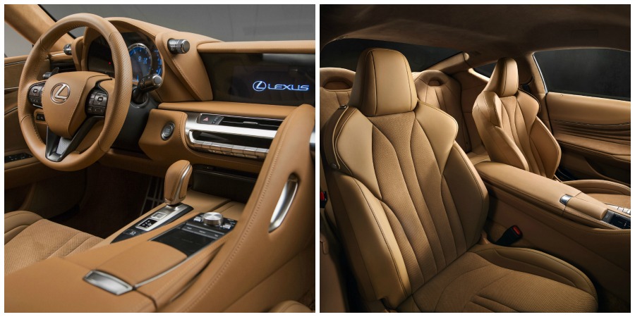 Lexus LC 500 interior