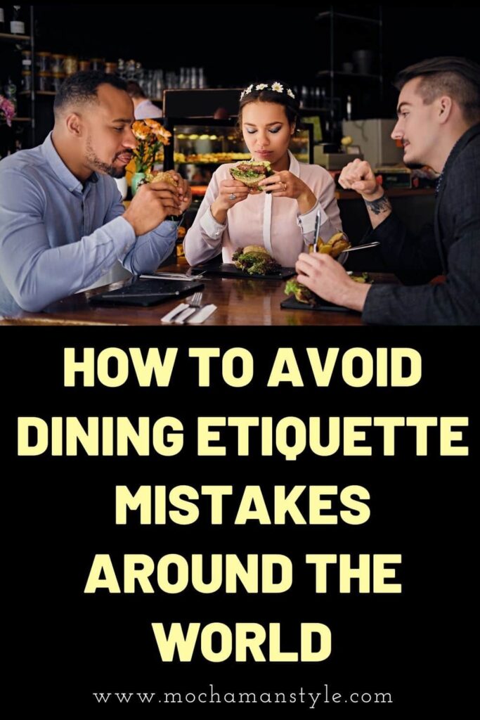 dining etiquette mistakes