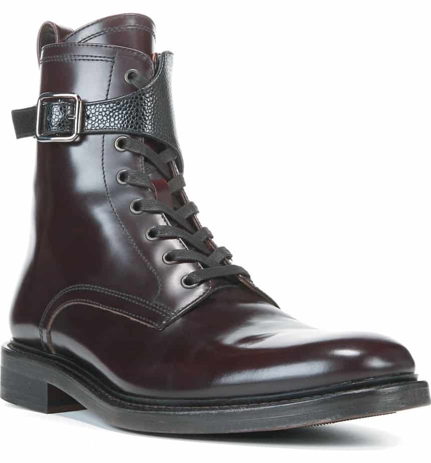 military-inspired combat boots