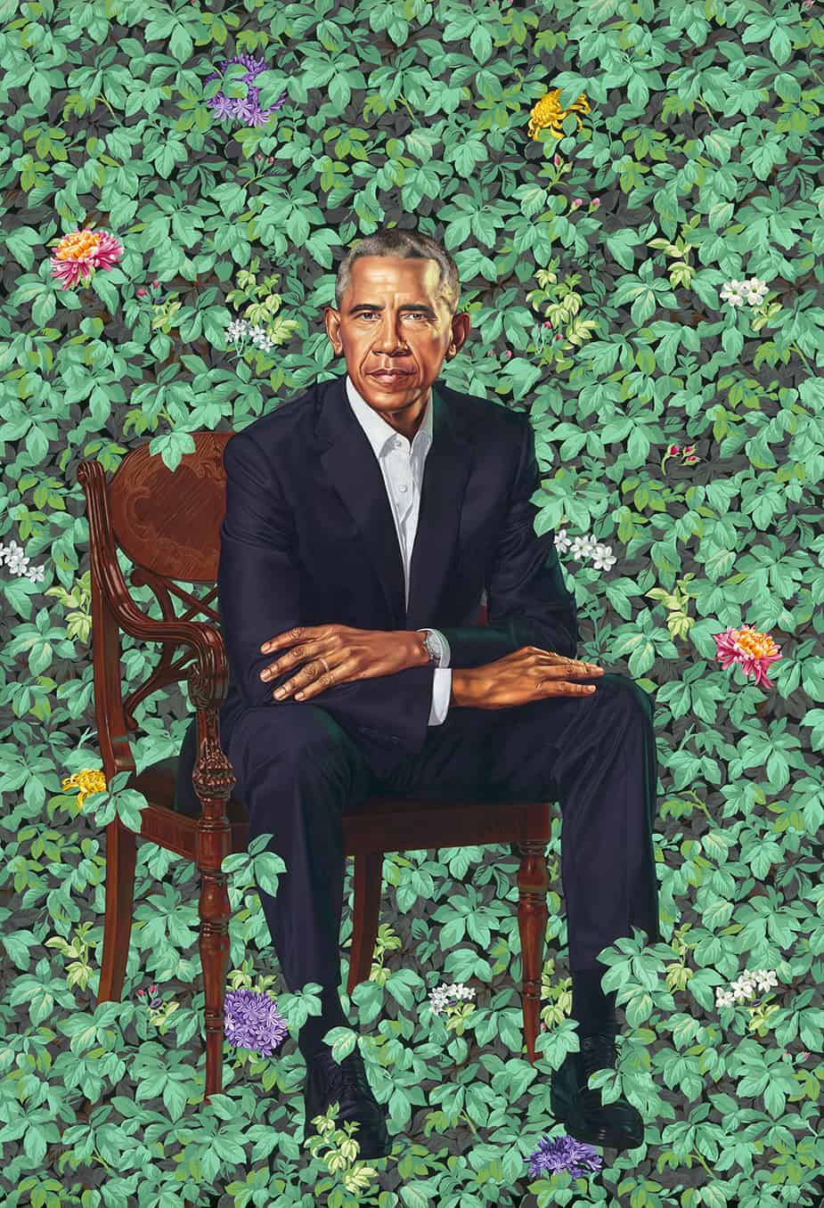 President Barack Obama Portrait by Kehinde Wiley