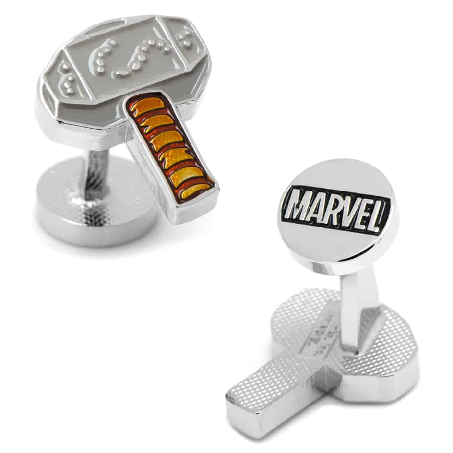 marvel thor hammer Mjolnir cufflinks