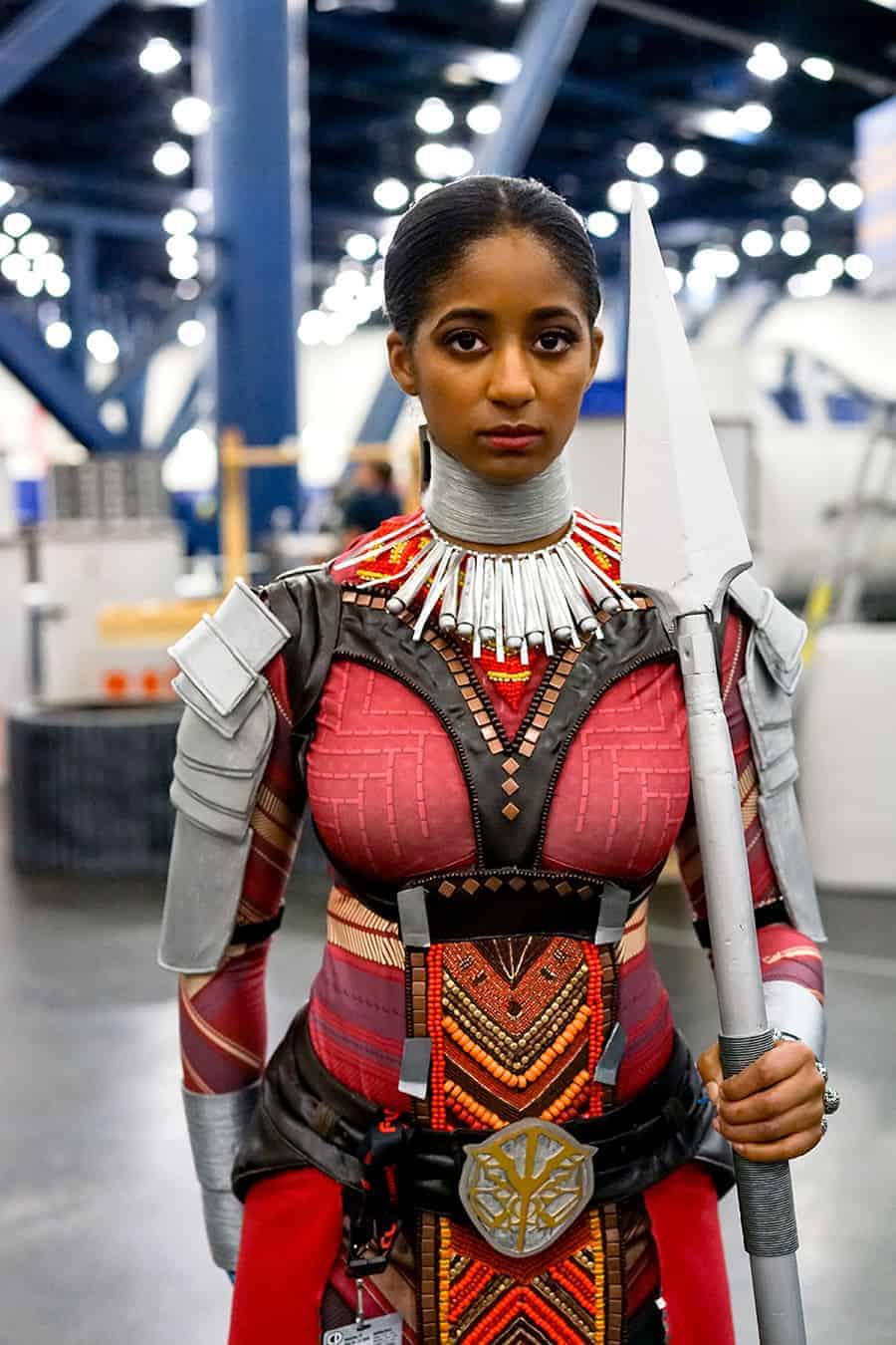 African American Cosplayers at Comicpalooza - Mocha Man Style