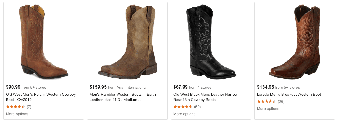 how much do cowboy boots cost