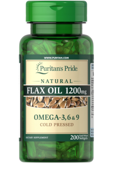 Puritan's Pride Flaxseed Oil vitamin