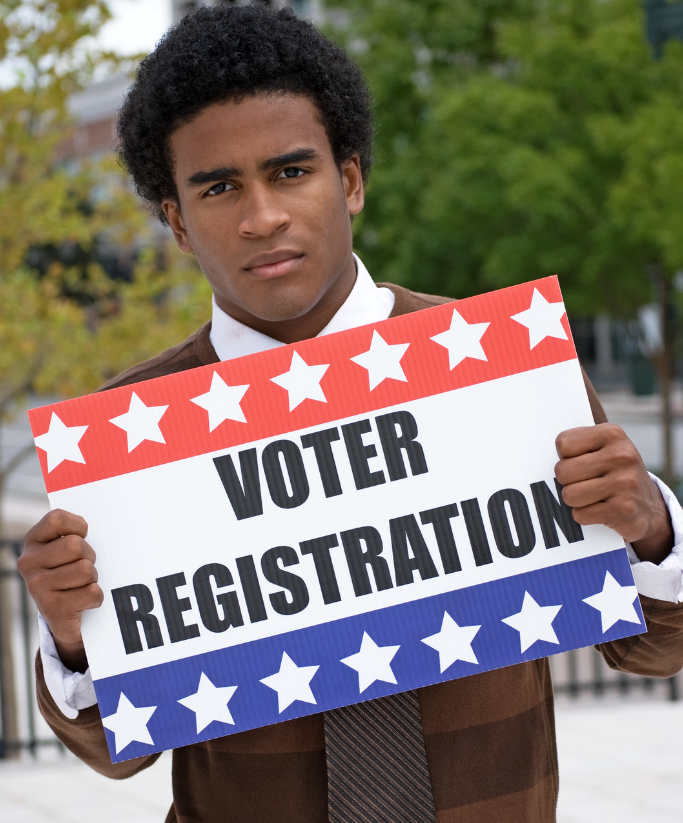 Voter registration in Houston, TX