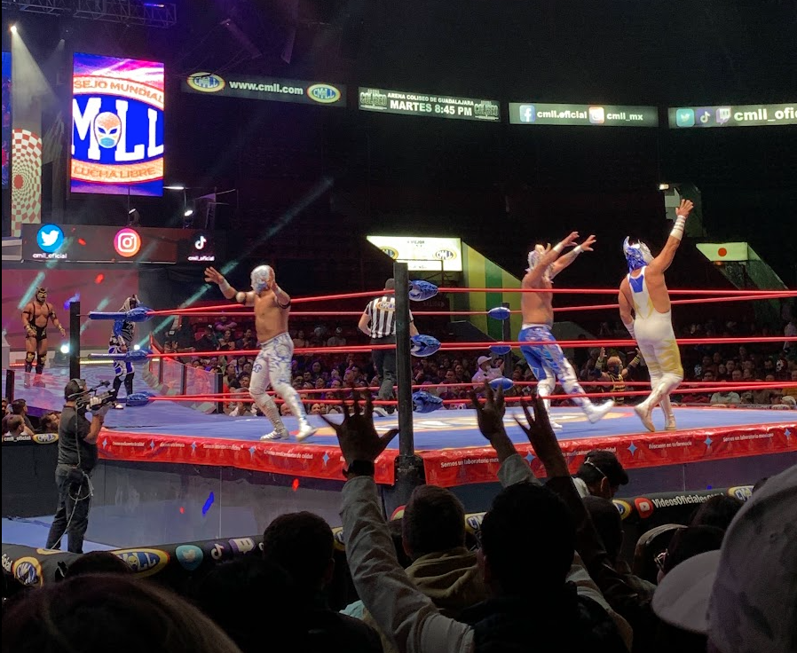 Lucha Libre or Mexican professional wrestling in Mexico City