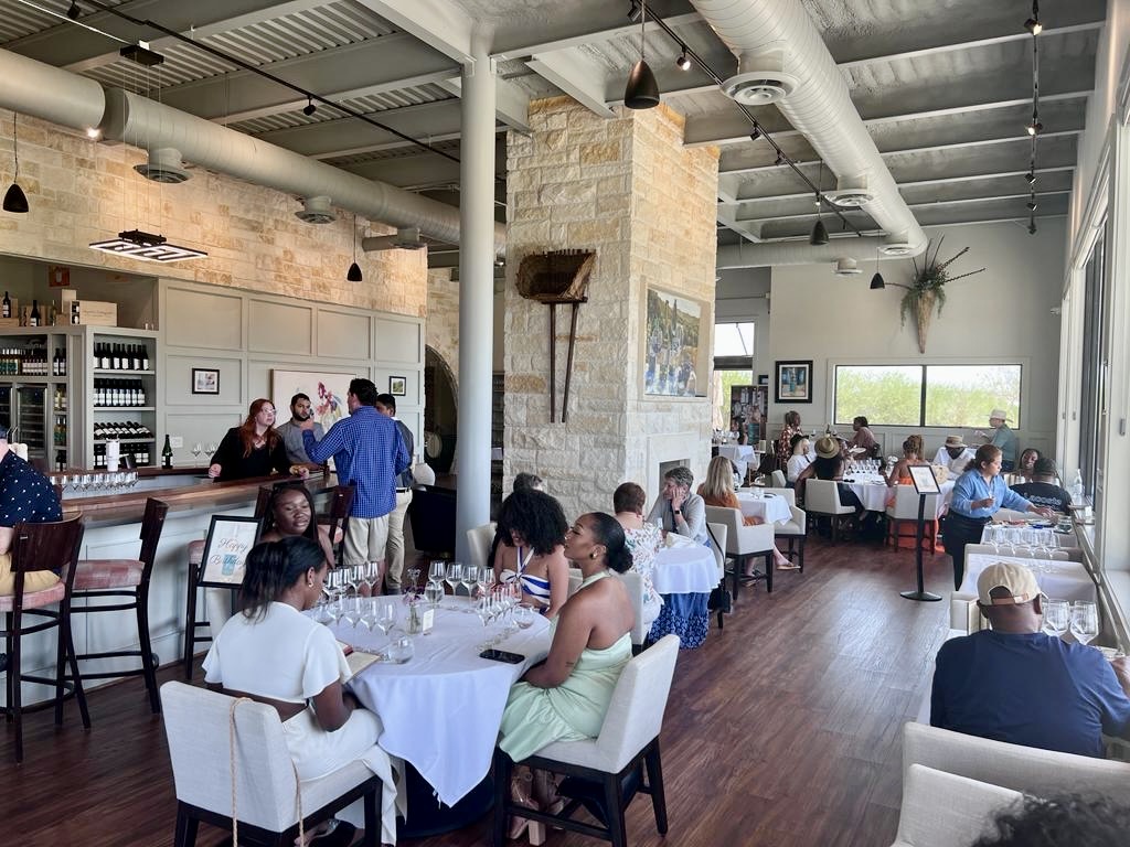 interior of Chapelton Vineyards tasting room