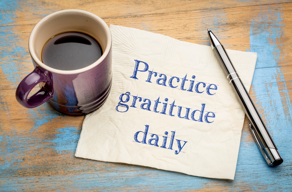 Practice gratitude daily