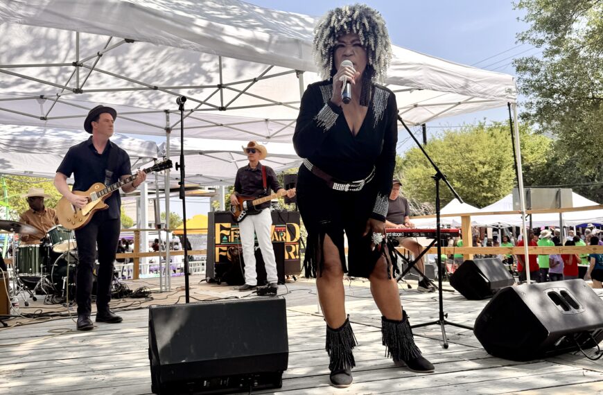 Trudy Lynn at the Lyons Avenue…